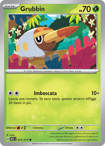 Grubbin (Reverse Holo)