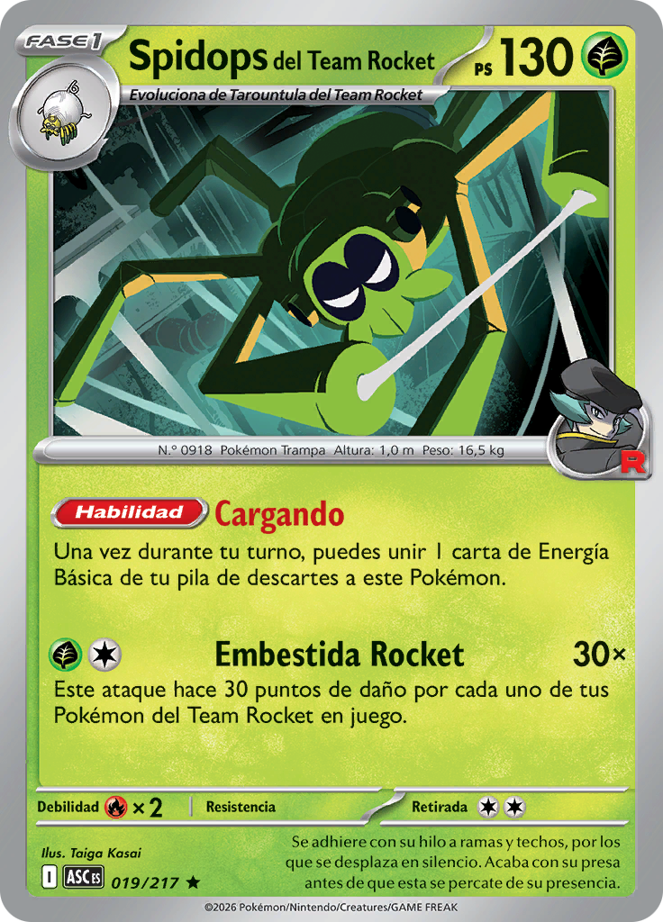 Spidops del Team Rocket