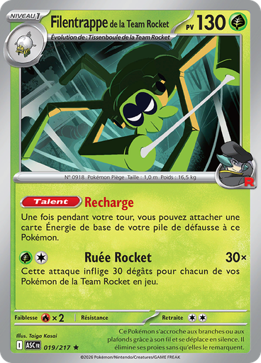 Filentrappe de la Team Rocket (Reverse Holo)