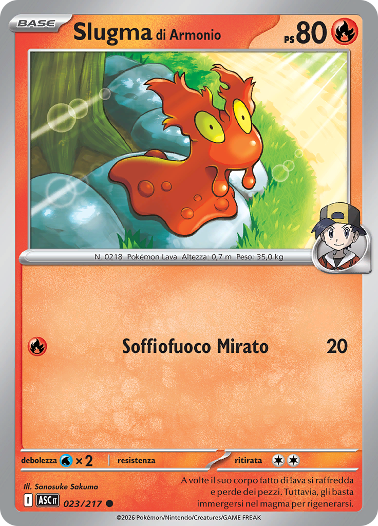 Slugma di Armonio (Reverse Holo)
