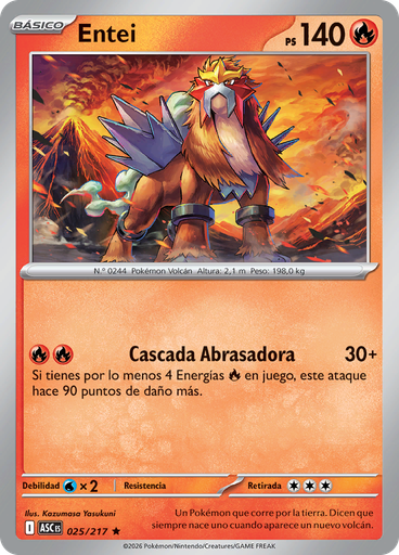 Entei (Reverse Holo)