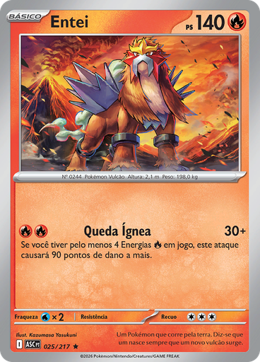 Entei (Reverse Holo)