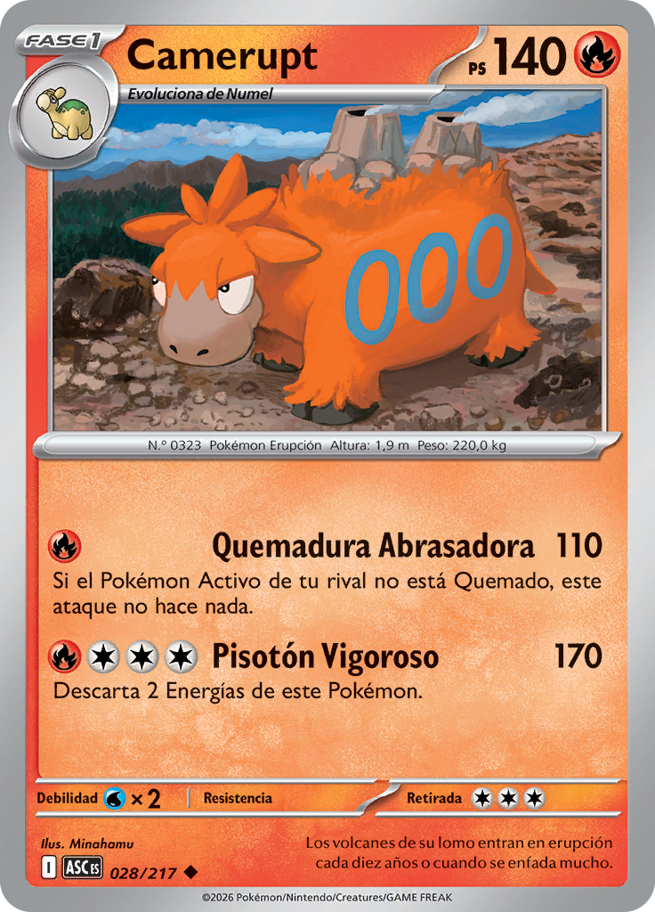 Camerupt (Reverse Holo)