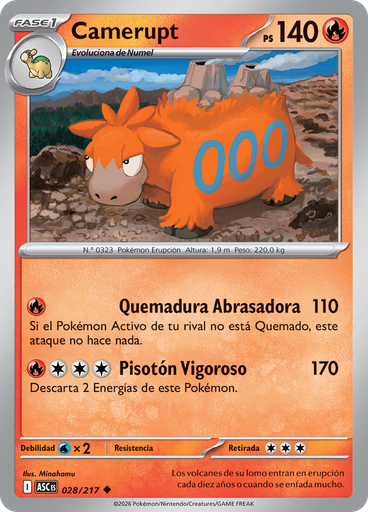 Camerupt (Reverse Holo)