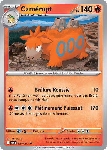 Camérupt (Reverse Holo)