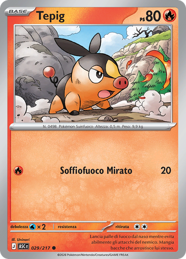 Tepig (Reverse Holo)