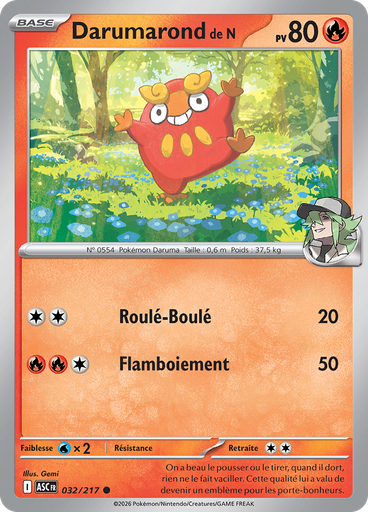 Darumarond de N (Reverse Holo)