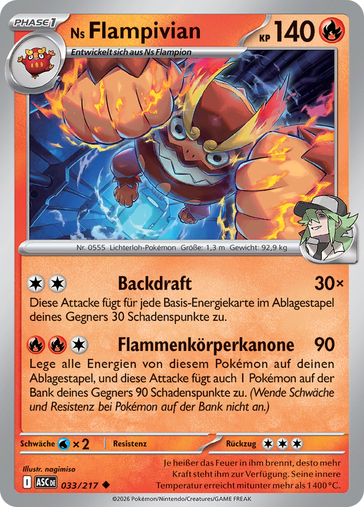 Ns Flampivian (Reverse Holo)