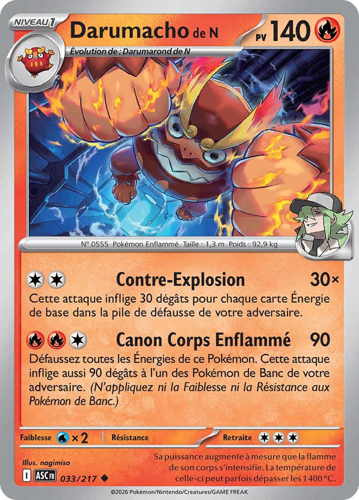 Darumacho de N (Reverse Holo)