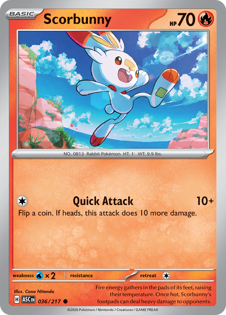 Scorbunny (Reverse Holo)