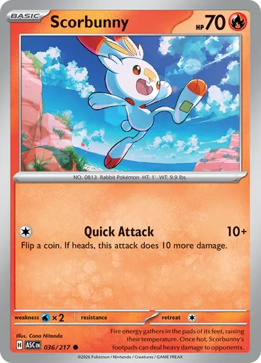 Scorbunny (Reverse Holo)