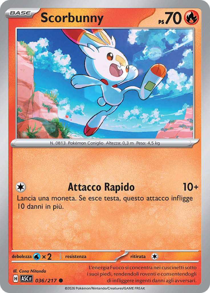 Scorbunny (Reverse Holo)