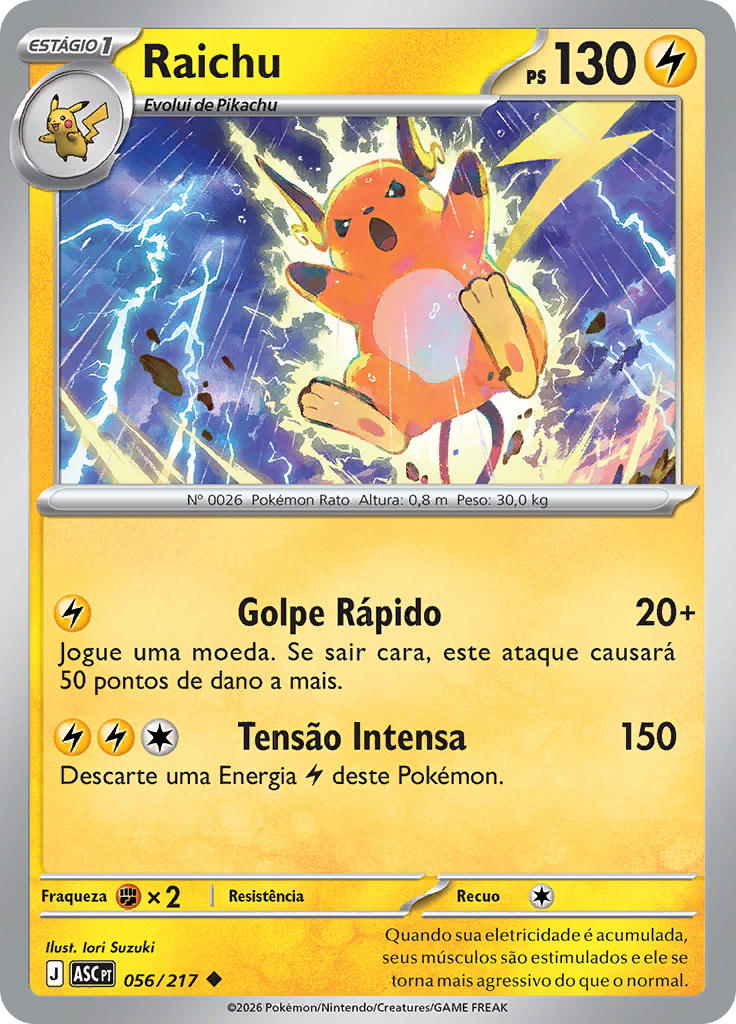 Raichu (Reverse Holo)