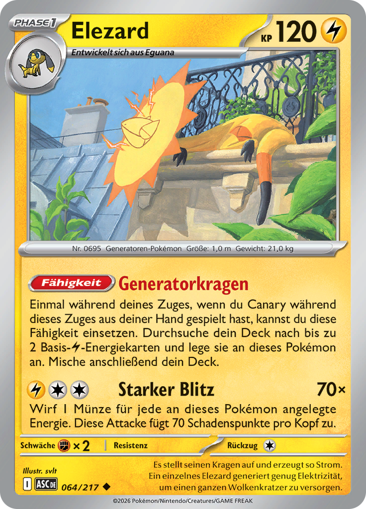 Elezard (Reverse Holo)