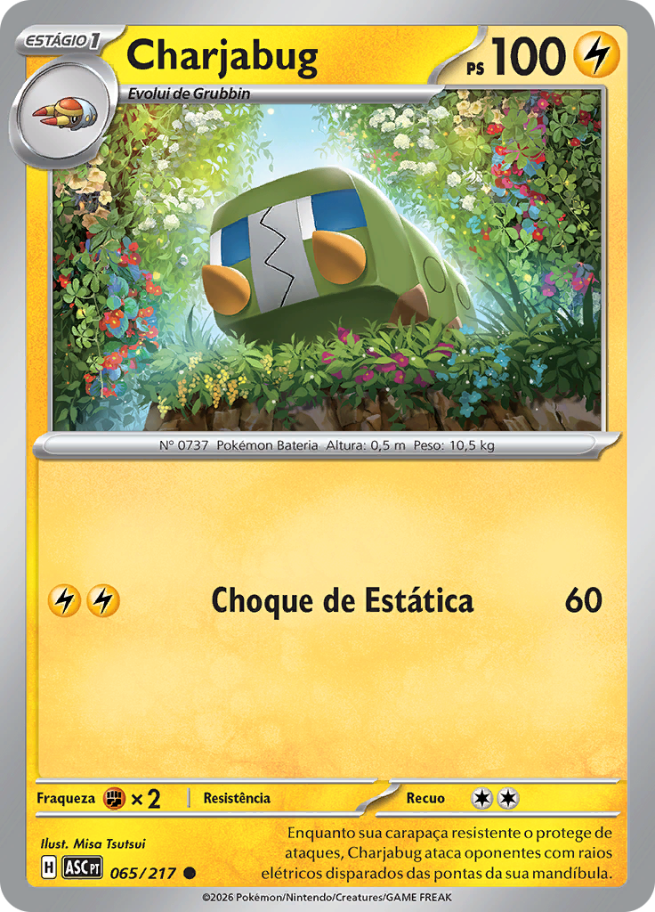 Charjabug (Reverse Holo)