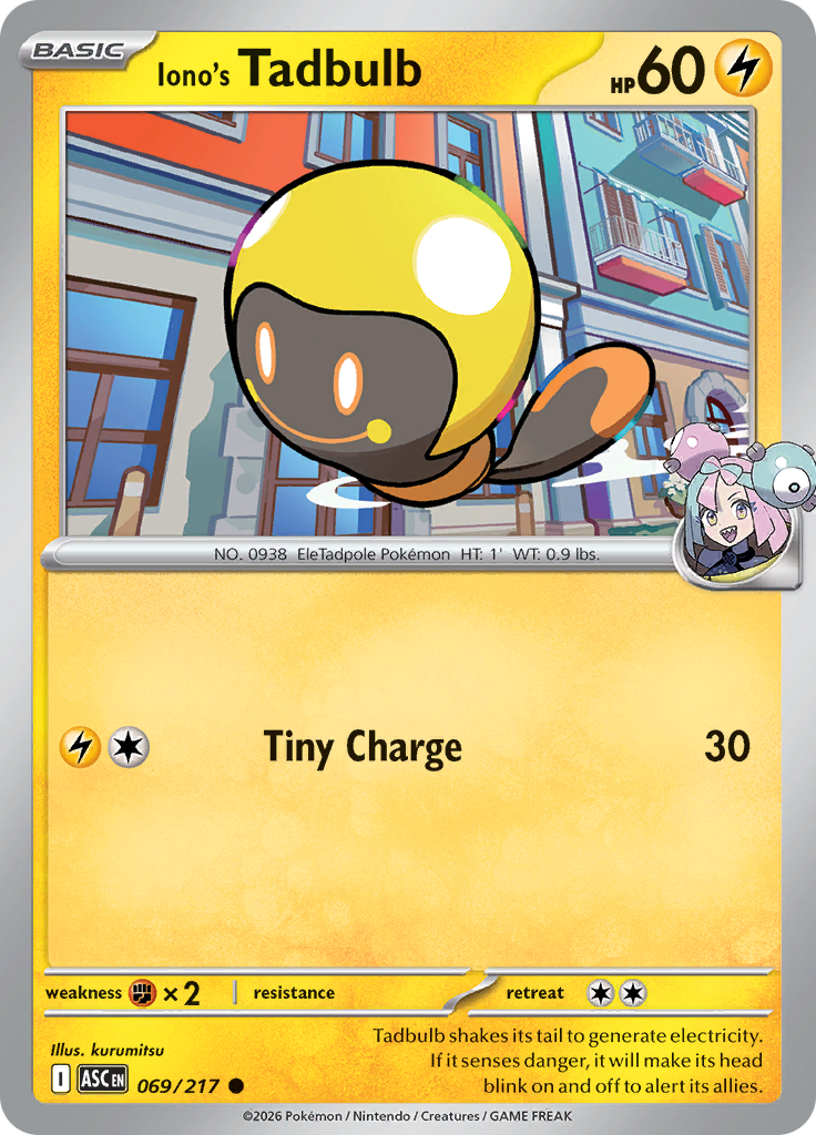 Iono's Tadbulb (Reverse Holo)