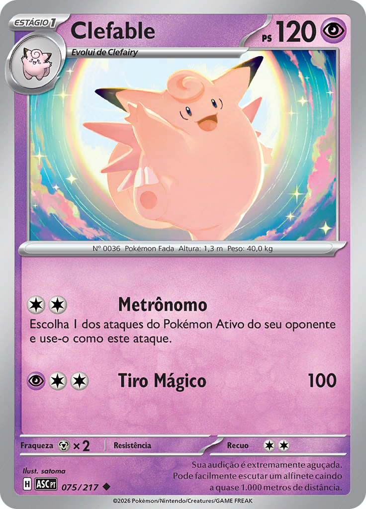 Clefable (Reverse Holo)