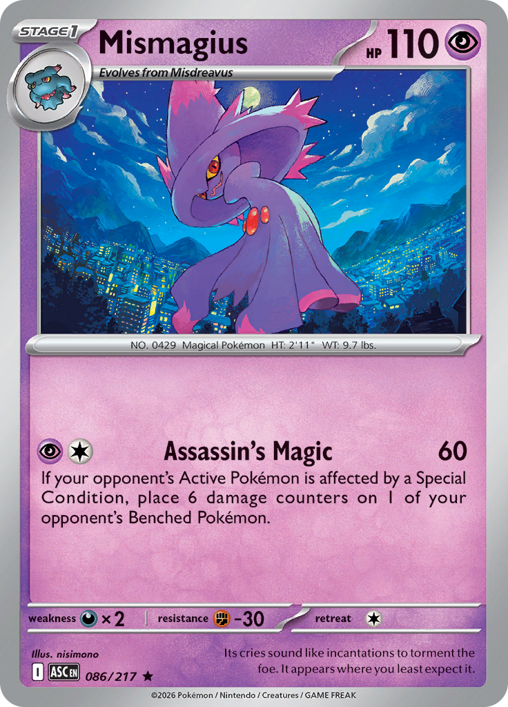 Mismagius (Reverse Holo)