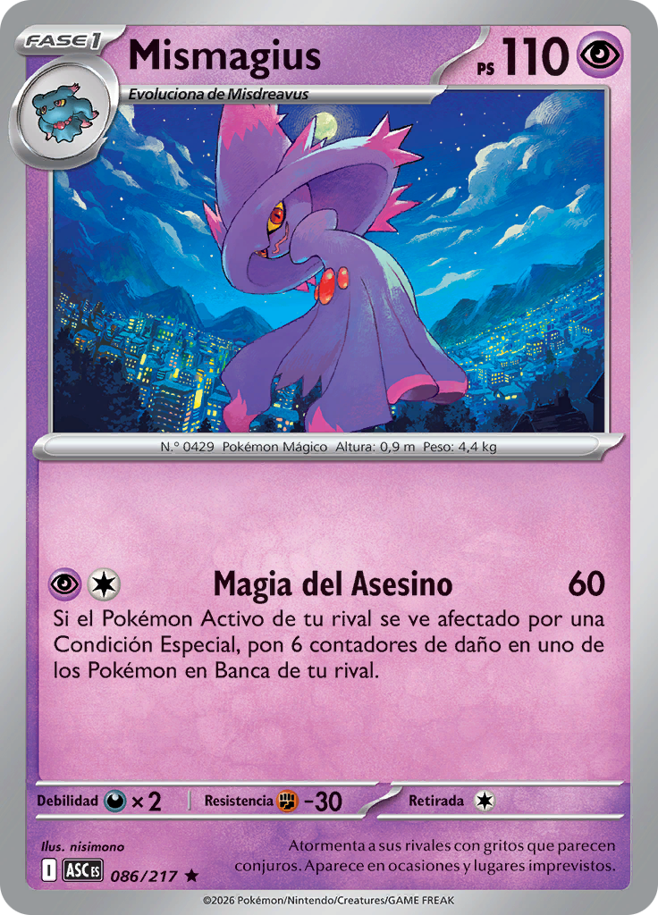 Mismagius (Reverse Holo)