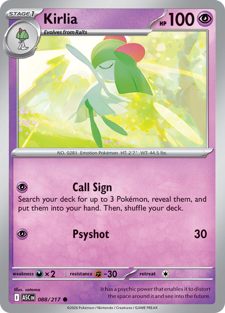 Kirlia (Reverse Holo)