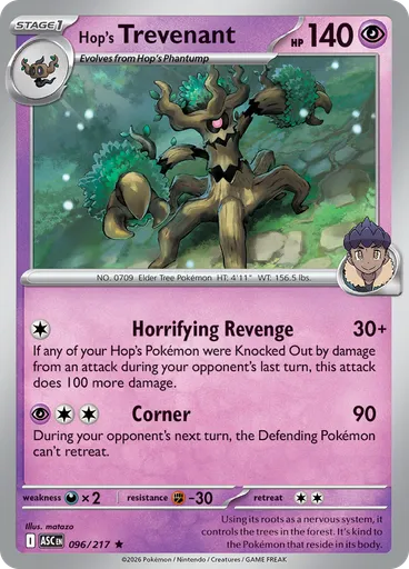 Hop's Trevenant (Reverse Holo)