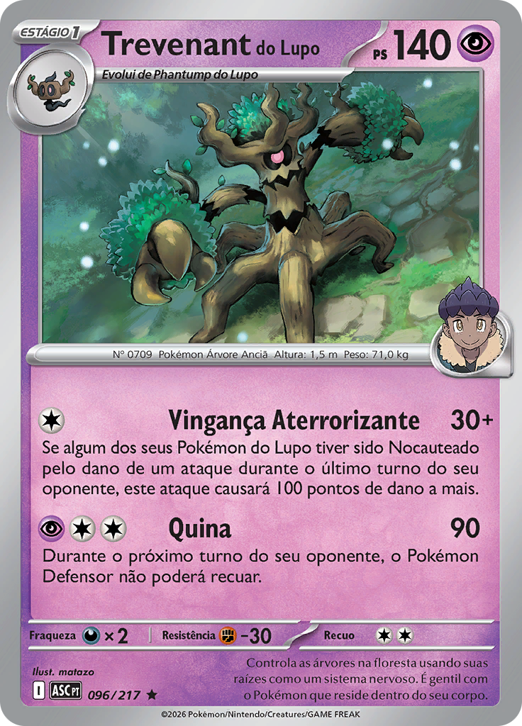 Trevenant do Lupo (Reverse Holo)