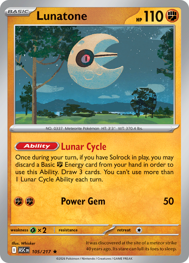 Lunatone (Reverse Holo)