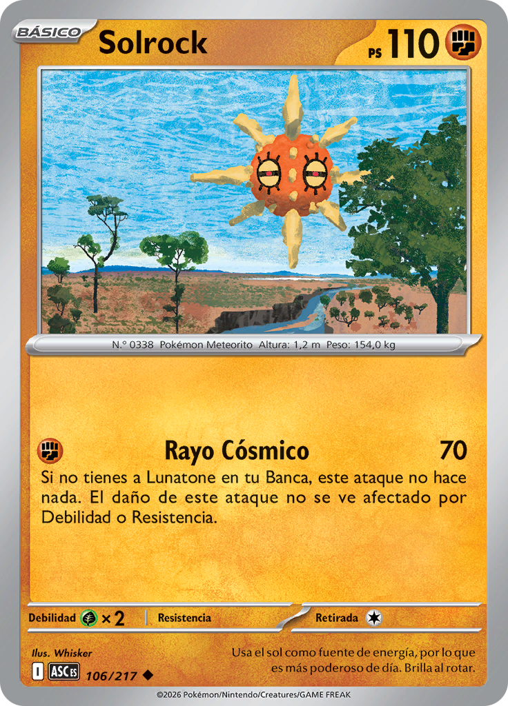 Solrock (Reverse Holo)
