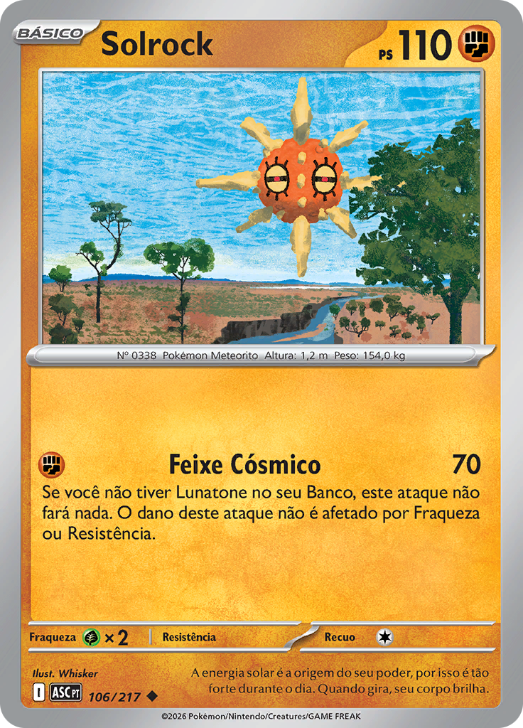 Solrock (Reverse Holo)