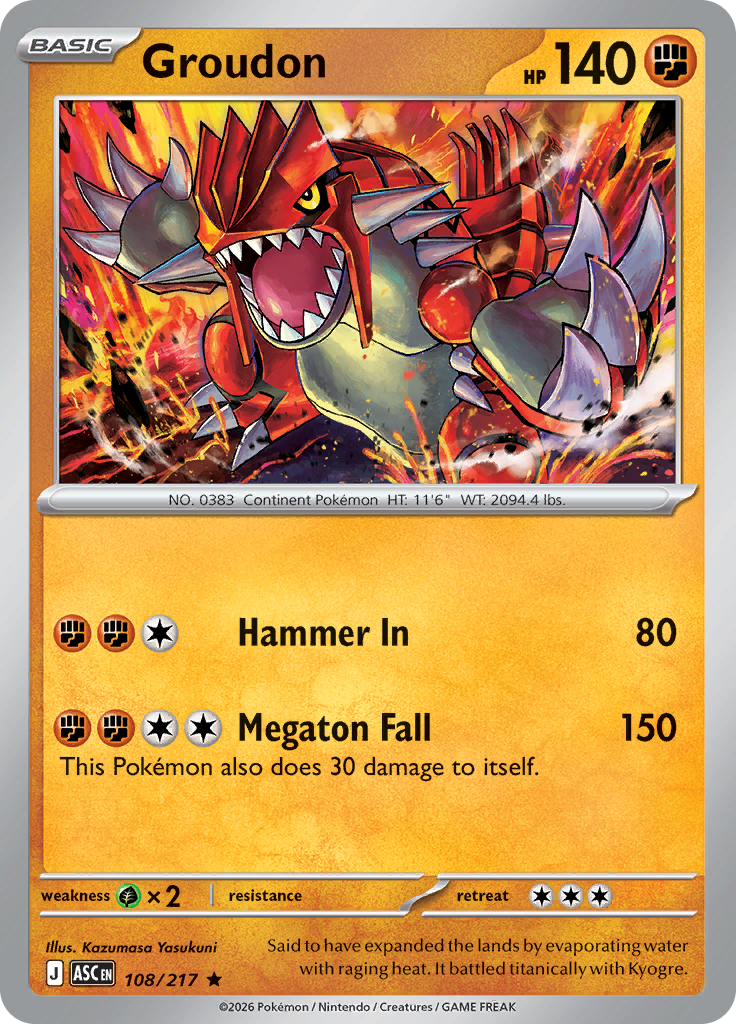 Groudon (Reverse Holo)
