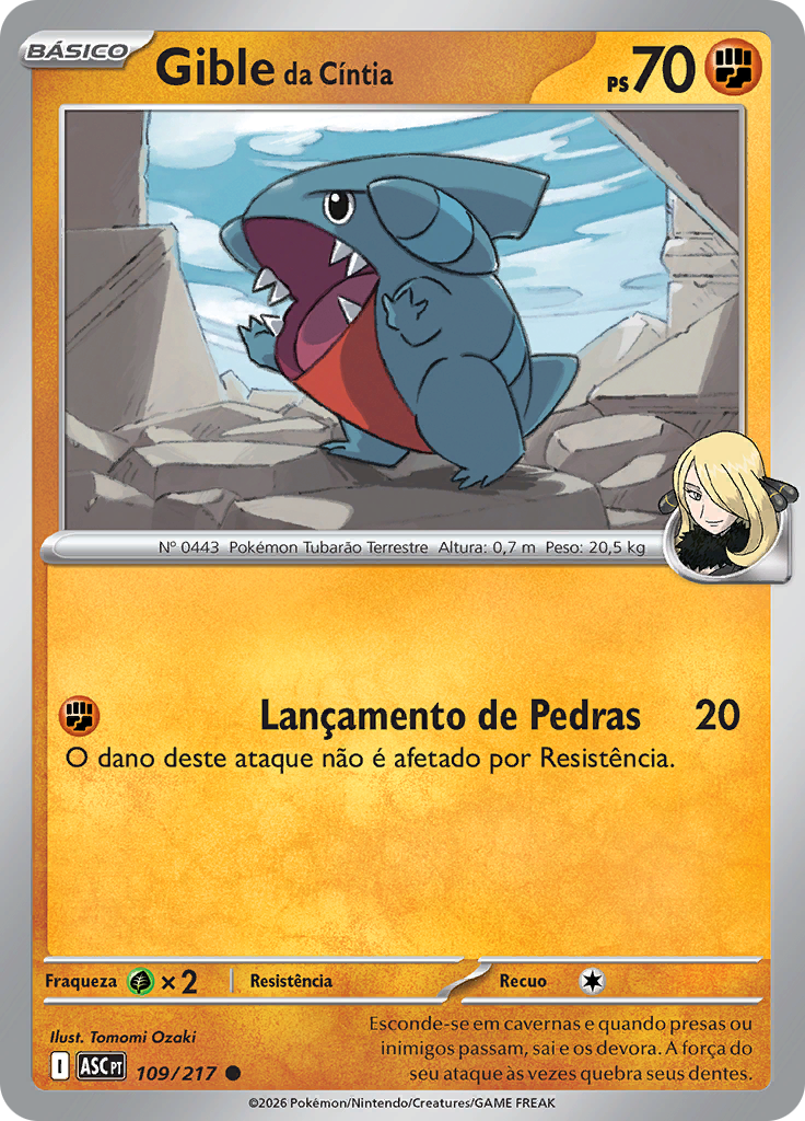 Gible da Cíntia (Reverse Holo)
