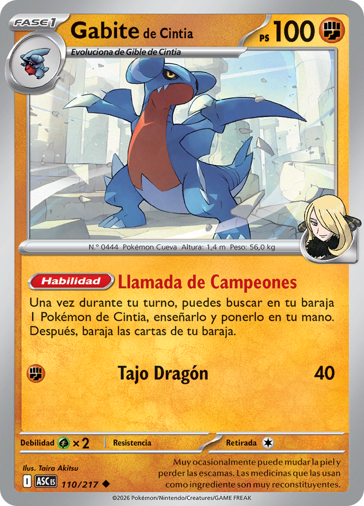 Gabite de Cintia (Reverse Holo)