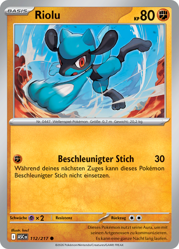Riolu (Reverse Holo)