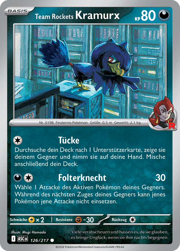 Team Rockets Kramurx (Reverse Holo)