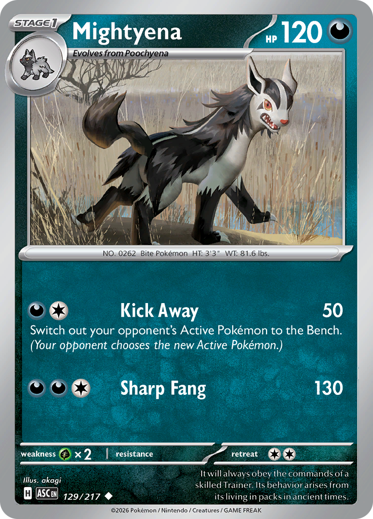 Mightyena (Reverse Holo)