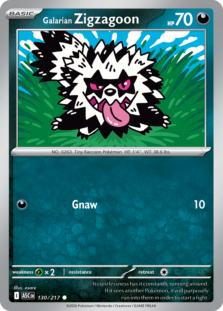 Galarian Zigzagoon (Reverse Holo)
