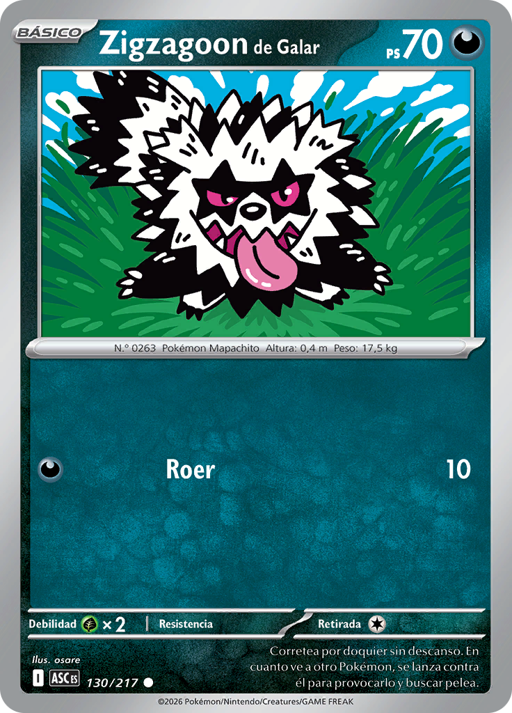 Zigzagoon de Galar (Reverse Holo)