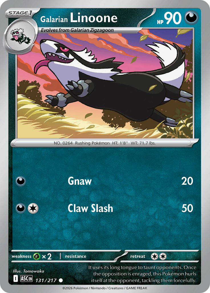 Galarian Linoone (Reverse Holo)