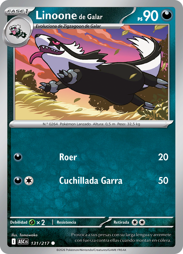 Linoone de Galar (Reverse Holo)