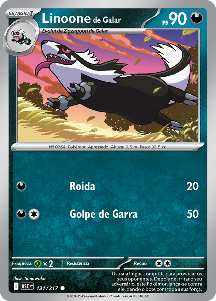 Linoone de Galar (Reverse Holo)