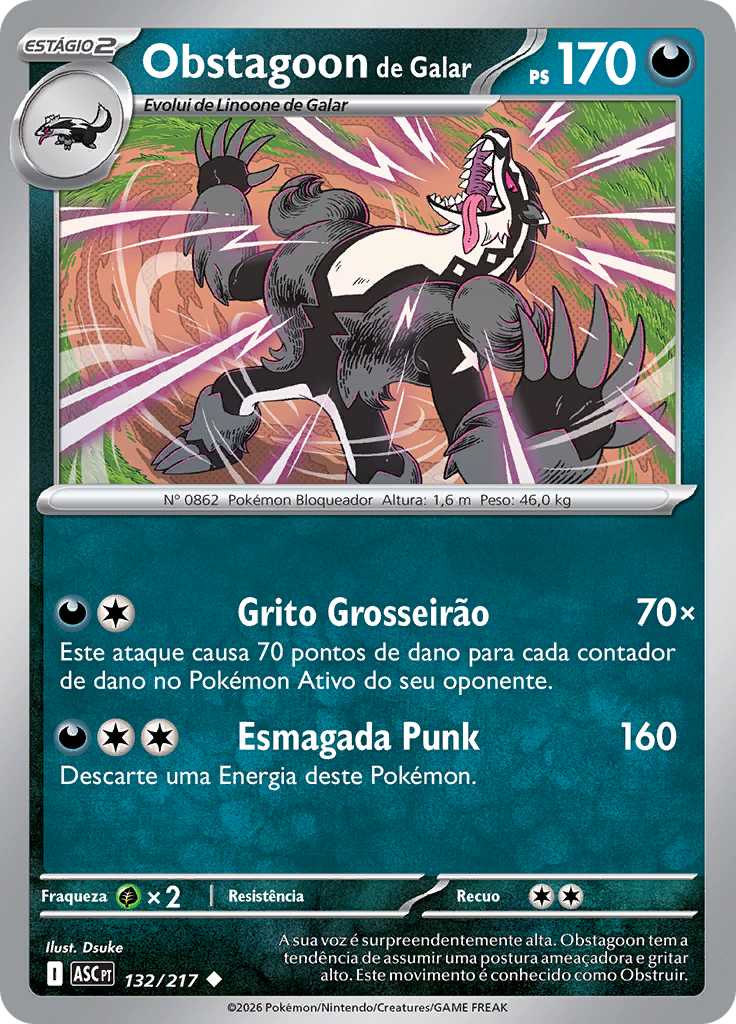 Obstagoon de Galar (Reverse Holo)