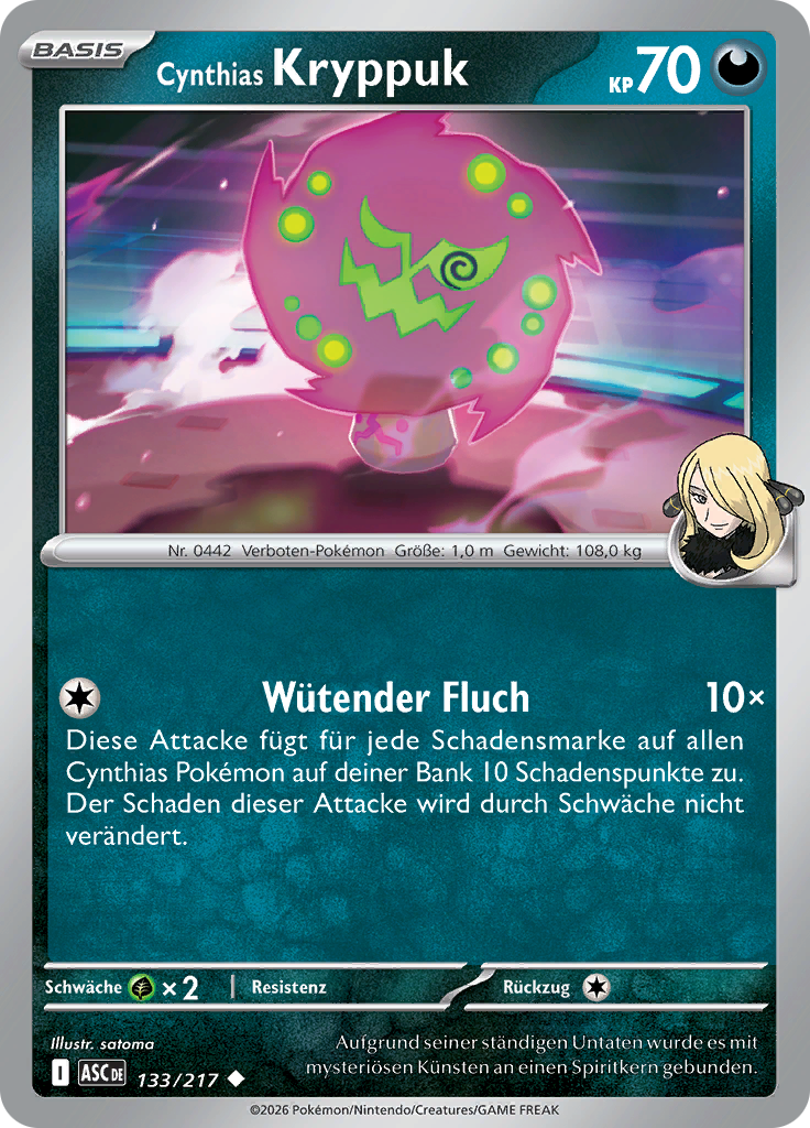 Cynthias Kryppuk (Reverse Holo)