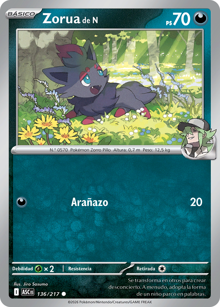Zorua de N (Reverse Holo)