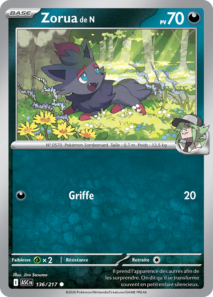 Zorua de N (Reverse Holo)