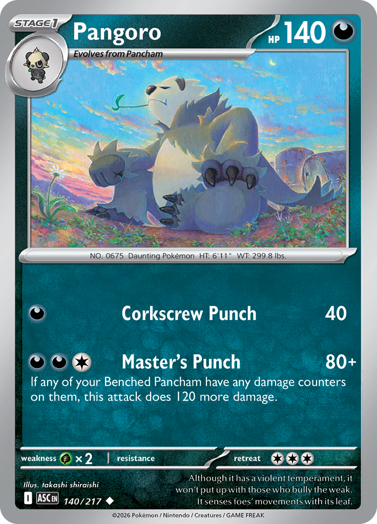 Pangoro (Reverse Holo)