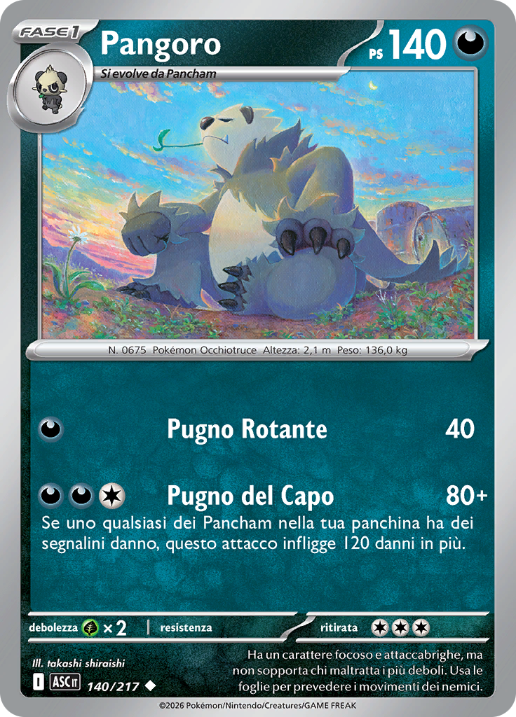 Pangoro (Reverse Holo)