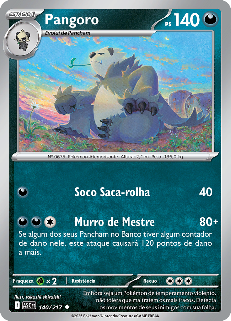 Pangoro (Reverse Holo)