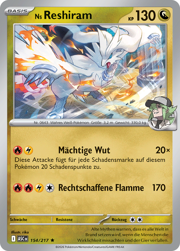 Ns Reshiram (Reverse Holo)