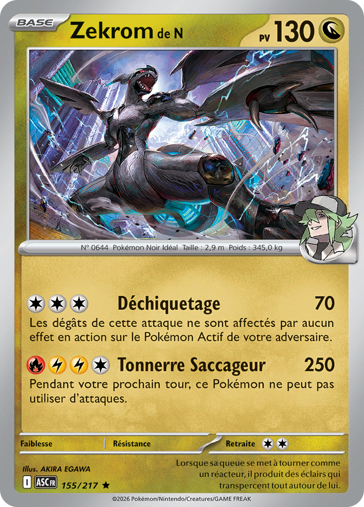 Zekrom de N (Reverse Holo)