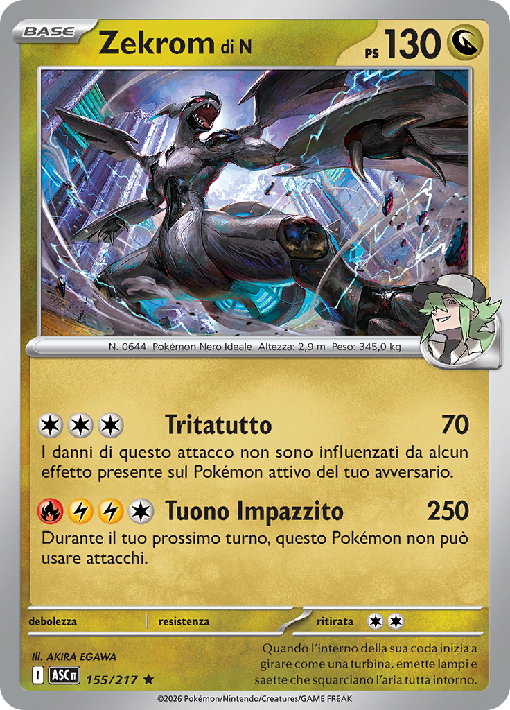 Zekrom di N (Reverse Holo)